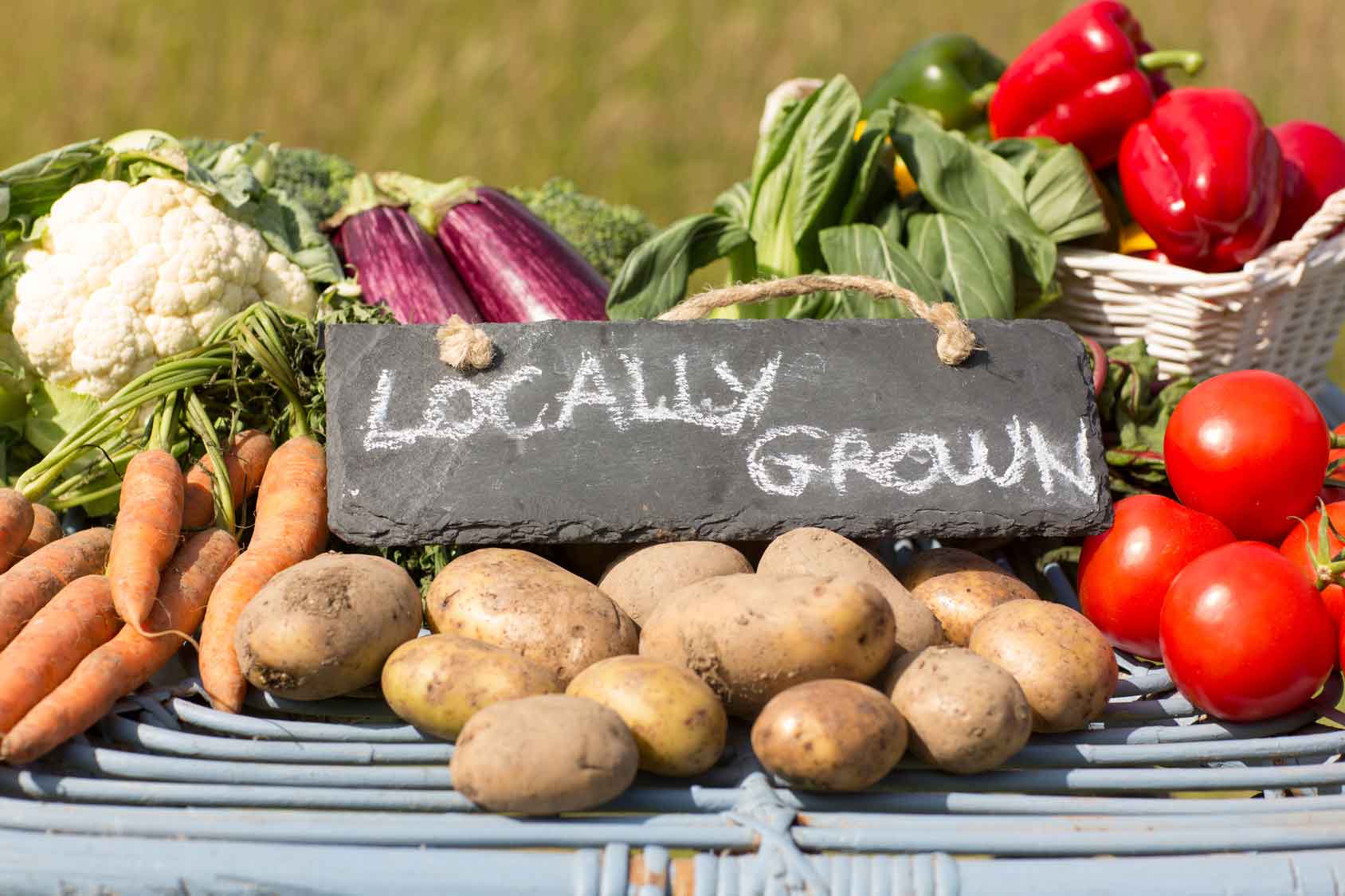 Locally Fresh Grown Fruits & Vegetables and more..